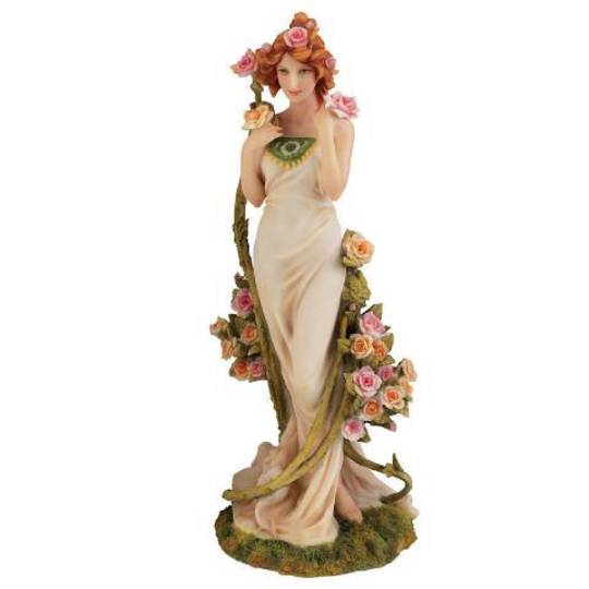 Spirit of Spring Flower Twin Statue: Fleurs d'Ete
